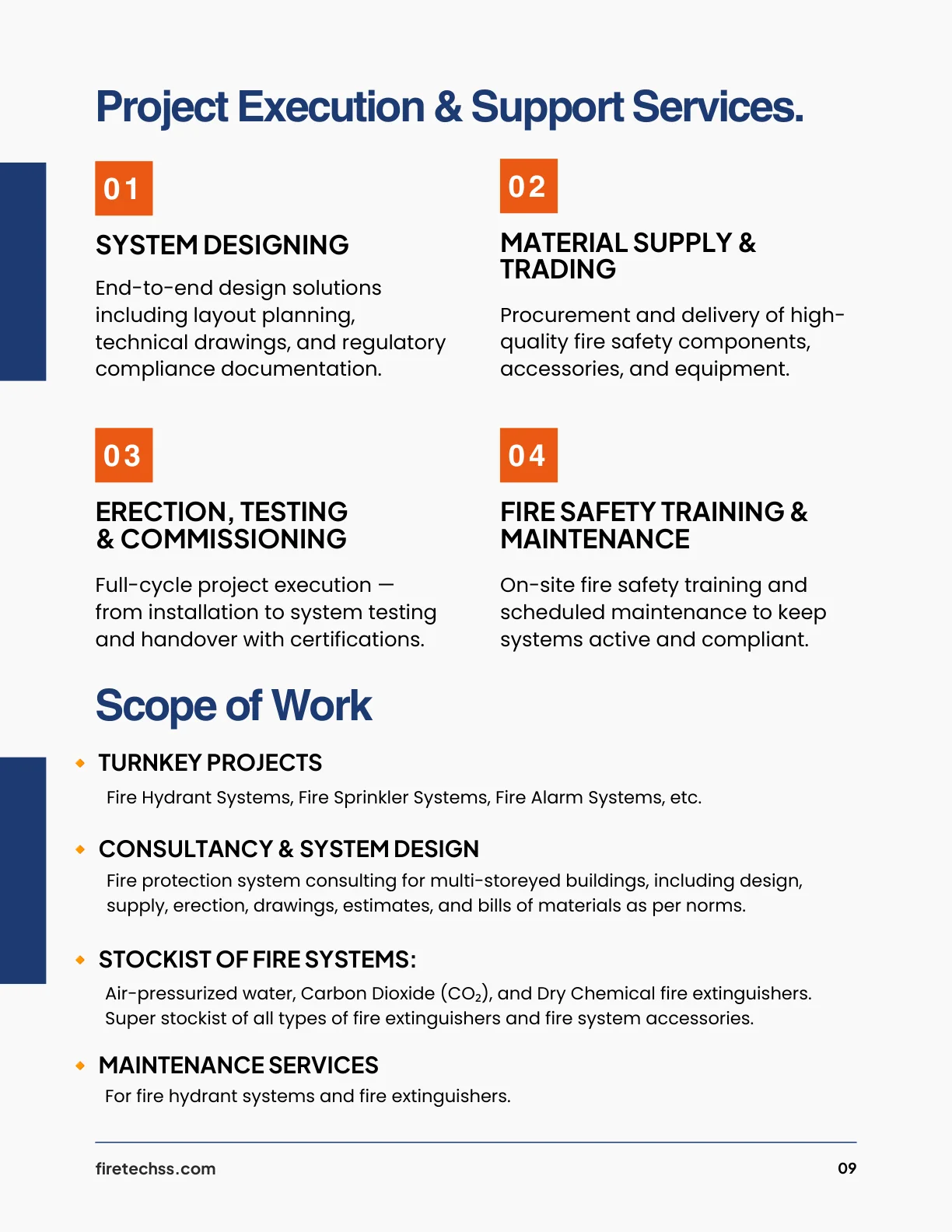Firetech Safety Systems catalogue page 9 of 12