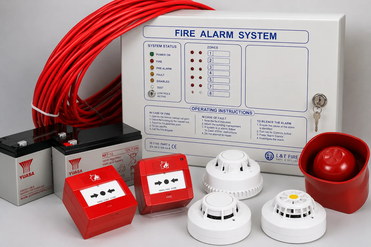 Fire alarm control panel