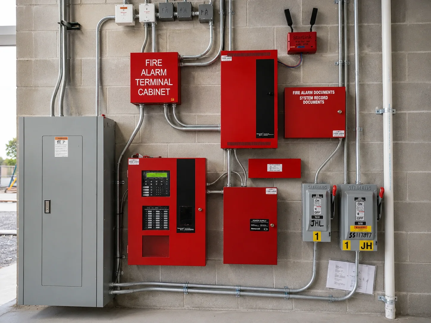 Fire alarm control panel — photo 3