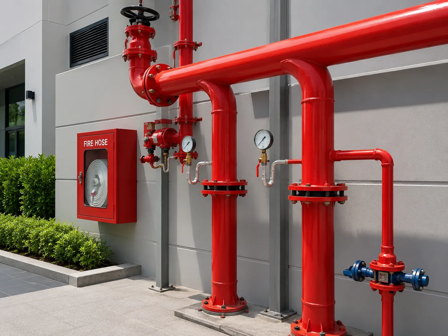 Fire hydrant system installation